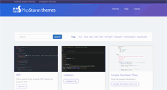 Desktop Screenshot of phpstorm-themes.com